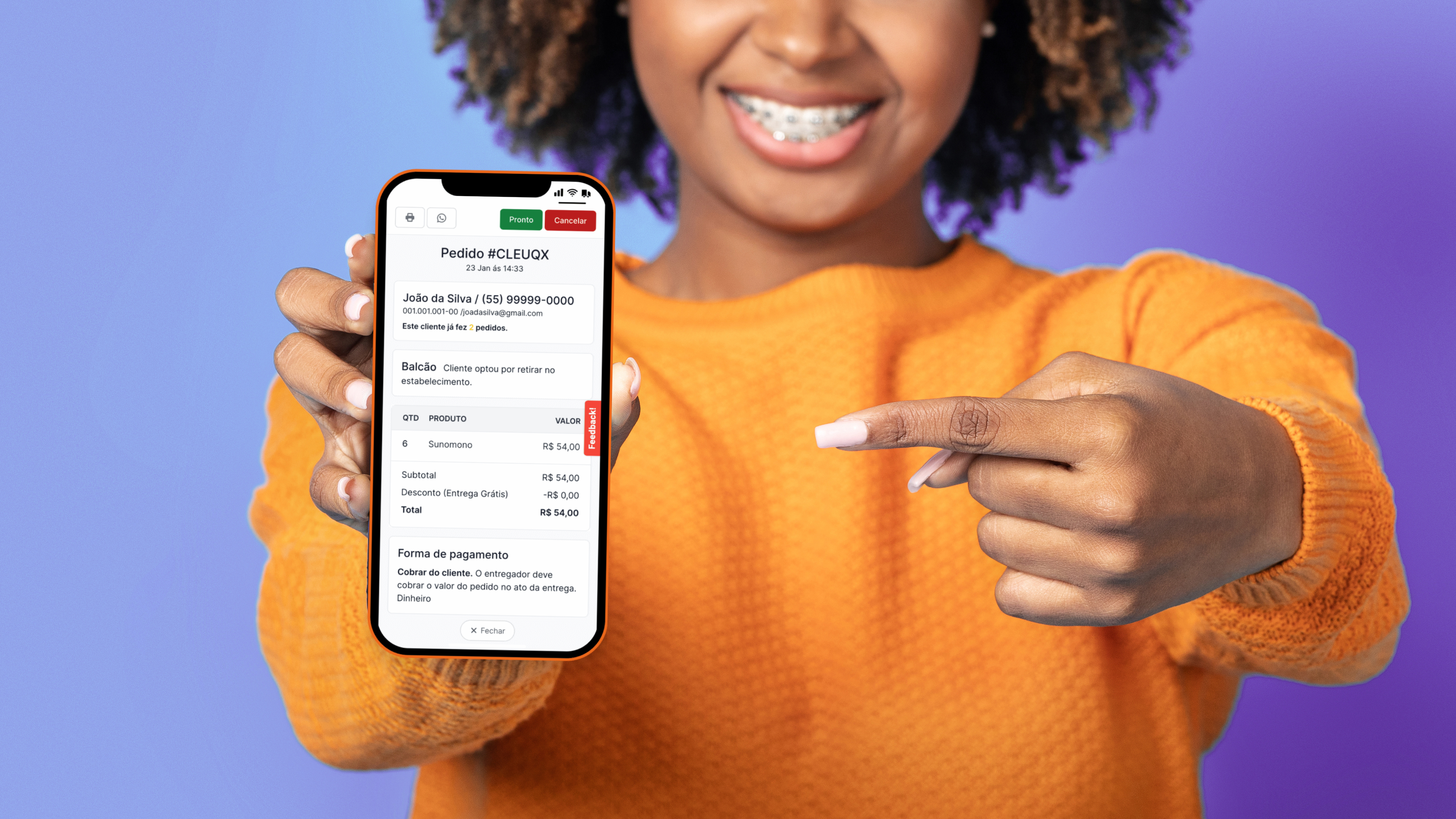 Pedido online Delivery Vip (token)  Food service.png